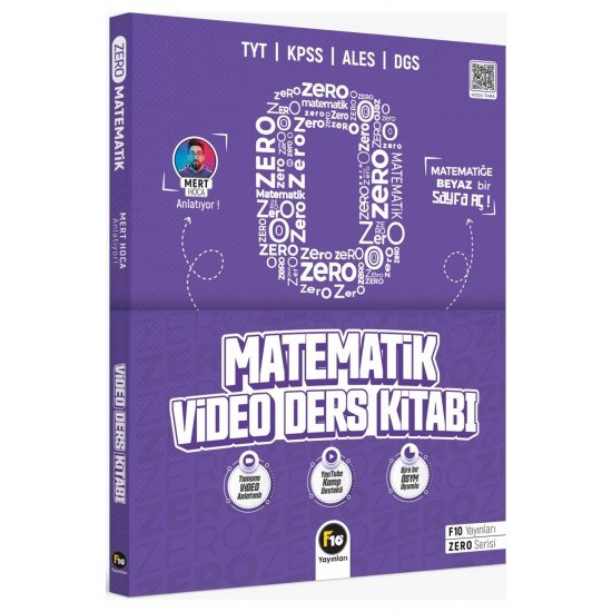 Mert Hoca Zero Serisi Matematik Video Ders Kitabı F10 Yayınları