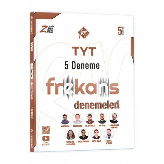 TYT 5 Frekans Denemeleri KR Akademi Yayınları TYT 5 Frekans Denemeleri KR Akademi Yayınları
