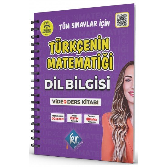 Gamze Hoca Türkçenin Matematiği Tüm Sınavlar İçin Dil Bilgisi Video Ders Kitabı & Soru Bankası Seti (Spiralli)