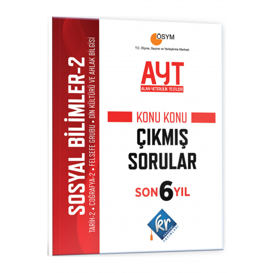 AYT Sosyal Bilimler-2 Son 6 Yıl Konu Konu Çıkmış Sorular KR Akademi Yayınları