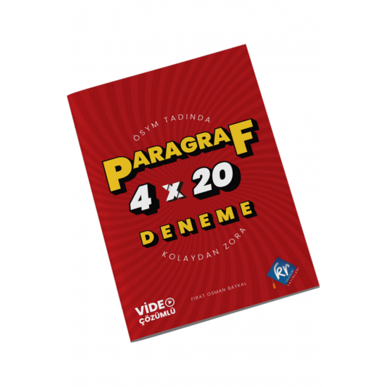 Paragraf 4x20 Deneme Video Çözümlü KR Akademi Yayınları