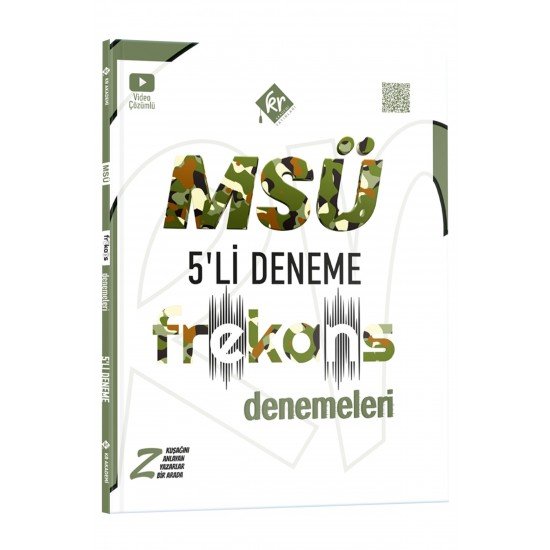MSÜ 5'li Frekans Denemeleri KR Akademi Yayınları MSÜ 5'li Frekans Denemeleri KR Akademi Yayınları