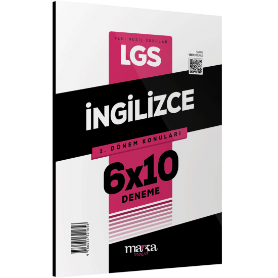 Marka Yayınları LGS 1.Dönem Konuları İngilizce 6 Deneme