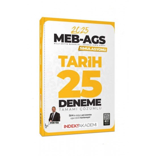 İndeks Akademi 2025 MEB-AGS Simülasyonu Tarih 25 Deneme İndeks Akademi 2025 MEB-AGS Simülasyonu Tarih 25 Deneme