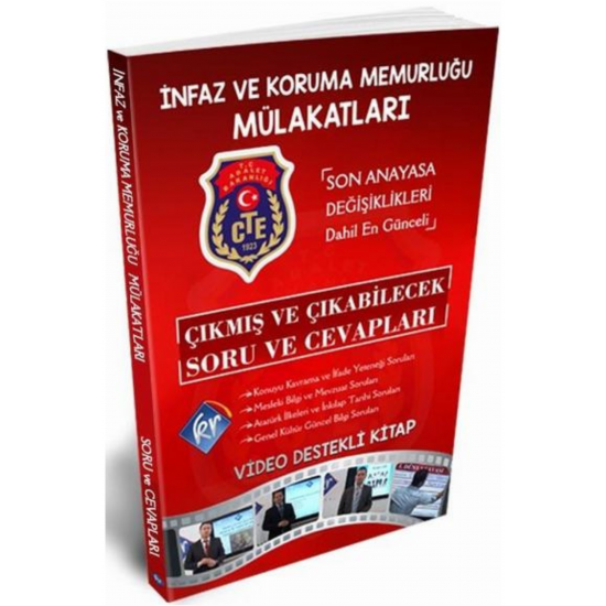 İnfaz ve Koruma Memurluğu Mülakatları Çıkmış Soru ve Cevapları KR Akademi Yayınları