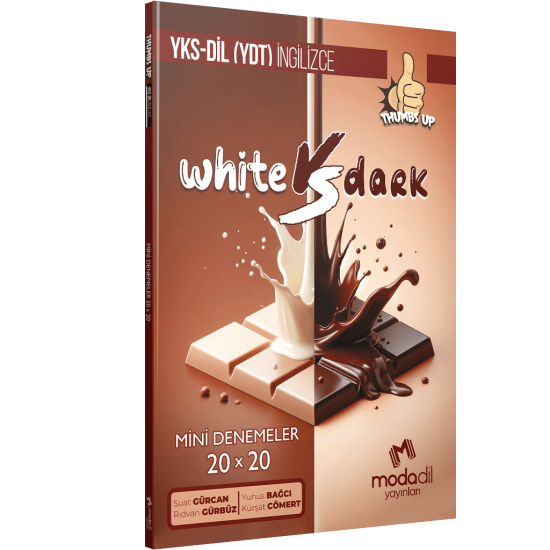 Modadil Yayınları YKS-DİL Thumbs Up - 20x20 Mini Deneme - White VS Dark