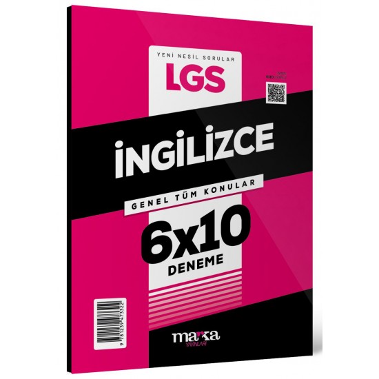 Marka Yayınları 2024 LGS Genel Tüm Konular İngilizce 6 Deneme