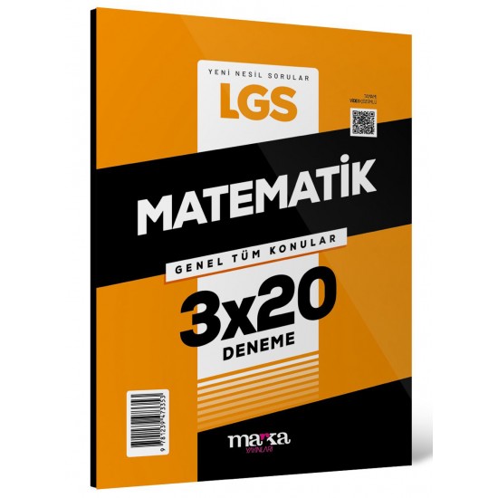 Marka Yayınları 2024 LGS Genel Tüm Konular Matematik 3 Deneme