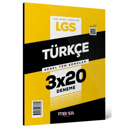 Marka Yayınları 2024 LGS Genel Tüm Konular Türkçe 3 Deneme
