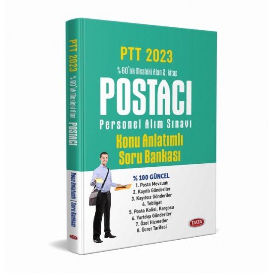 2023 Postacı Personel Alım Sınavı Mesleki Alan Kitabı Konu Anlatımlı Soru Bankası