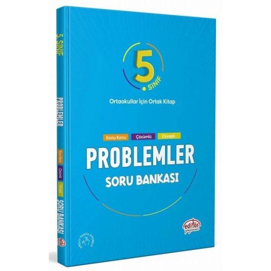 5. Sınıf Problemler Soru Bankası Editör Yayınları