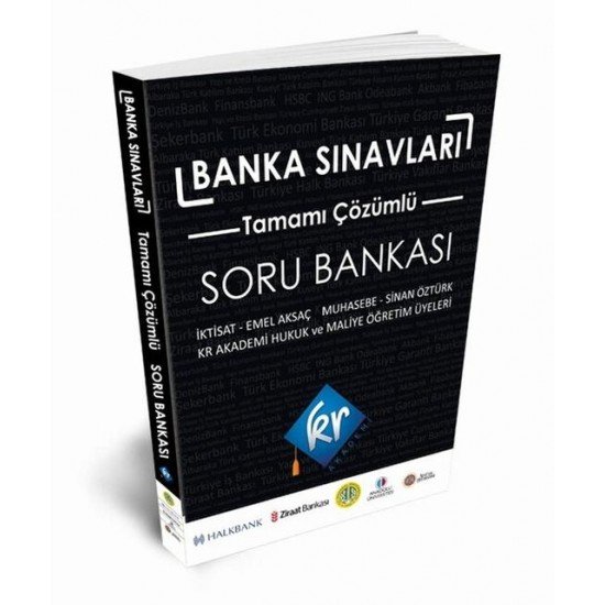 Banka Sınavları Çözümlü Soru Bankası KR Akademi Yayınları