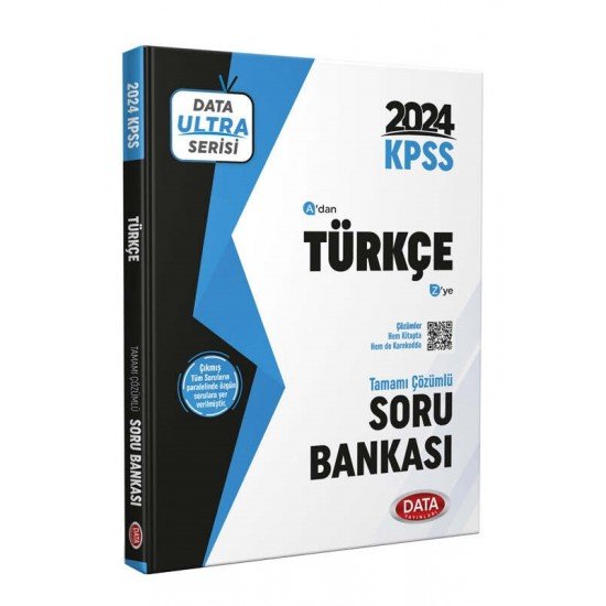 Data Yayınları 2024 Ultra Serisi KPSS Türkçe Soru Bankası