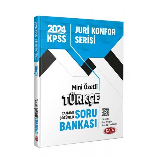 Data Yayınları 2024 KPSS Juri Konfor Serisi Türkçe Soru Bankası