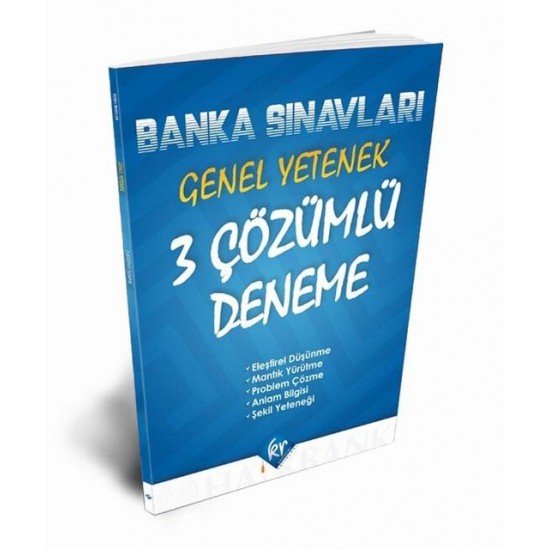 Banka Sınavları Banko Hizmetleri Asistanı 3 Deneme KR Akademi Yayınları