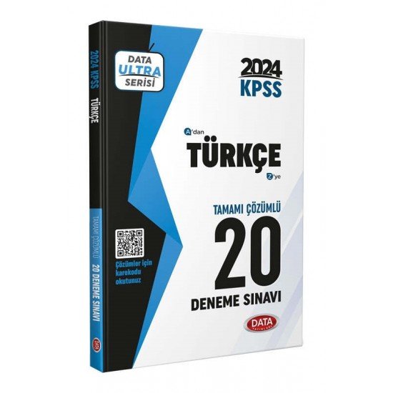 2024 Ultra Serisi KPSS Türkçe 20 Deneme Data Yayınları