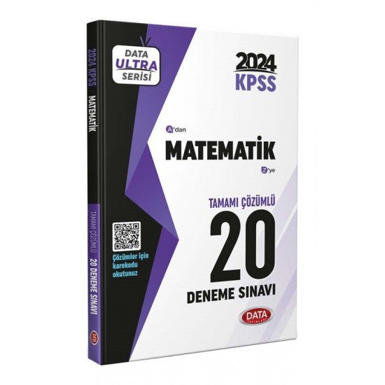 2024 Ultra Serisi KPSS Matematik 20 Deneme Data Yayınları