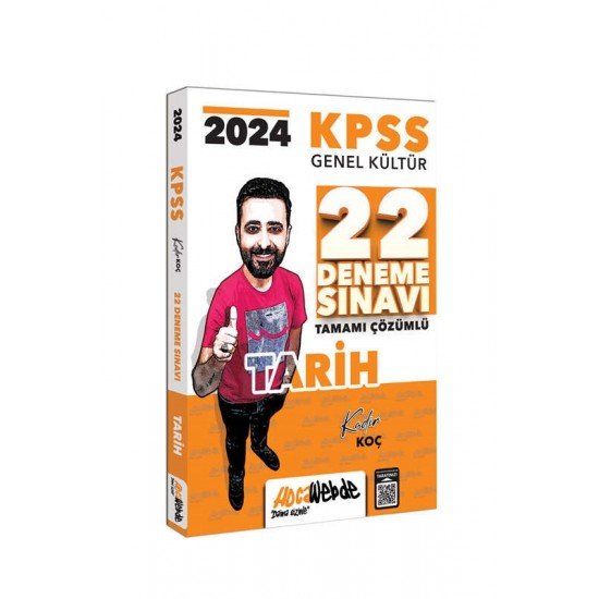 HocaWebde Yayınları 2024 KPSS Genel Kültür Tarih Tamamı Çözümlü 22 Deneme Sınavı