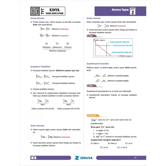 Zeduva Yayınları Meschemy Kimya TYT Kimya 1 Kitap 3 Kamp Video Ders Kitabı