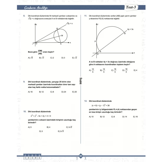 Barış Yayınları Analitik Geometri