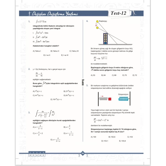 Barış Yayınları İntegral Matematik Fasikülleri