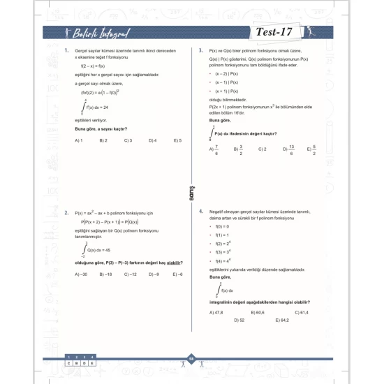 Barış Yayınları İntegral Matematik Fasikülleri