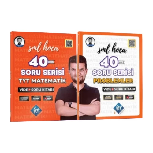 SML Hoca TYT Matematik 40 Soru Serisi Video Soru Kitabı ve 40 Soru Serisi Problemler Video Soru Kitabı Seti
