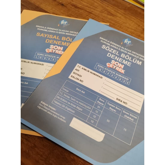 LGS Son Çeyrek Poster Notlar Soru Fasikülleri (4. Çeyrek) KR Akademi Yayınları
