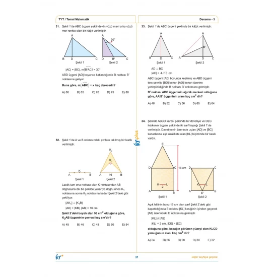 KR Plus TYT Matematik 5'li Denemesi