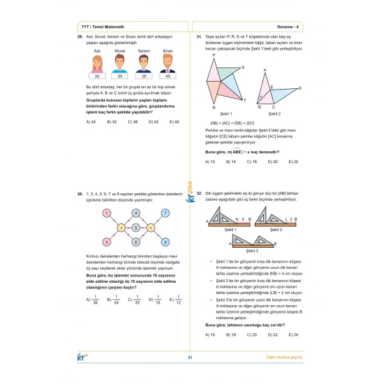 KR Plus TYT Matematik 5'li Denemesi