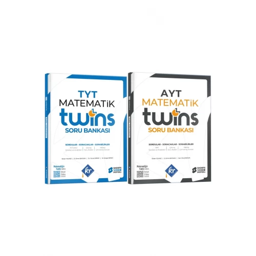 TYT - AYT Twins Matematik Soru Bankası Seti KR Akademi Yayınları TYT - AYT Twins Matematik Soru Bankası Seti KR Akademi Yayınları