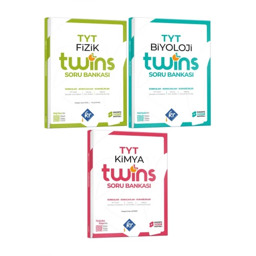 TYT Twins Fizik Kimya Biyoloji FKB Soru Bankası Seti KR Akademi Yayınları TYT Twins Fizik Kimya Biyoloji FKB Soru Bankası Seti KR Akademi Yayınları