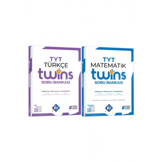 TYT Twins Türkçe Matematik Soru Bankası Seti KR Akademi Yayınları TYT Twins Türkçe Matematik Soru Bankası Seti KR Akademi Yayınları