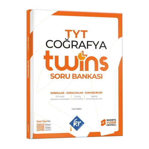 2027 TYT Twins Coğrafya Soru Bankası KR Akademi Yayınları 2027 TYT Twins Coğrafya Soru Bankası KR Akademi Yayınları
