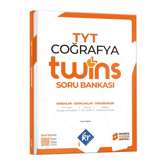 2027 TYT Twins Coğrafya Soru Bankası KR Akademi Yayınları 2027 TYT Twins Coğrafya Soru Bankası KR Akademi Yayınları