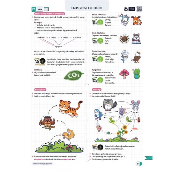 Betül Biyoloji Konu Anlatımı 28 Günde TYT Biyoloji Video Kamp Kitabı