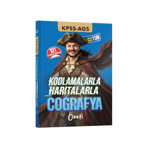 Zeduva Yayınları Coğrafyanın Kodları KPSS-AGS Kodlamalarla Haritalarla Coğrafya Özeti Cep Kitabı