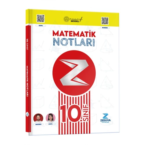 SML Matematik ve Geotopya 10. Sınıf Maarif Modeli Matematik Notları Zeduva Yayınları