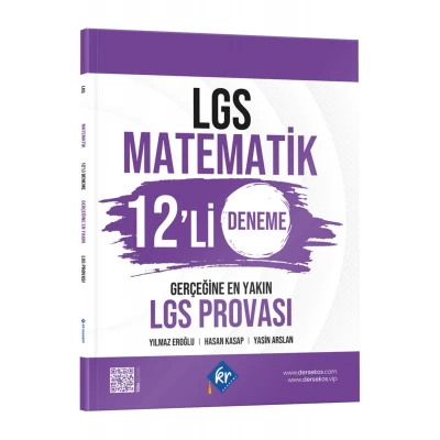 LGS Matematik 12'li Deneme Gerçeğine En Yakın LGS Provası KR Akademi Yayınları LGS Matematik 12'li Deneme Gerçeğine En Yakın LGS Provası KR Akademi Yayınları
