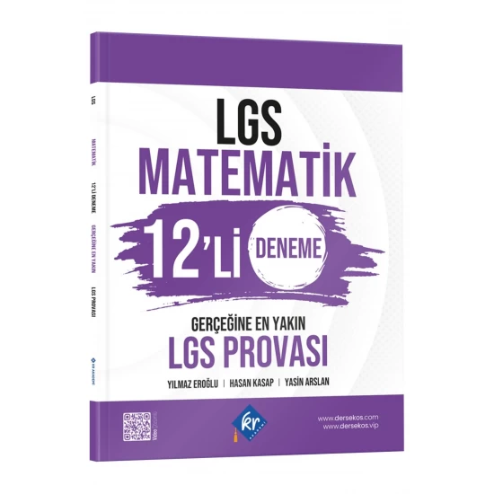 LGS Matematik 12'li Deneme Gerçeğine En Yakın LGS Provası KR Akademi Yayınları
