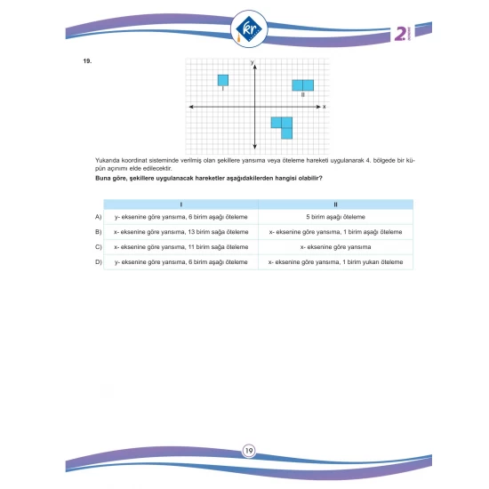 LGS Matematik 12'li Deneme Gerçeğine En Yakın LGS Provası KR Akademi Yayınları