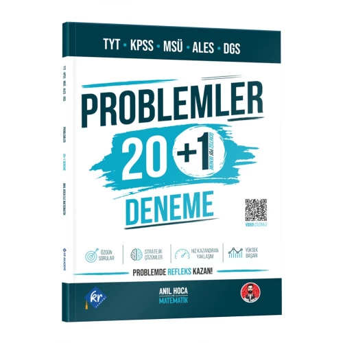 Anıl Hoca TYT KPSS MSÜ ALES DGS Problemler 20+1 Deneme KR Akademi Yayınları Anıl Hoca TYT KPSS MSÜ ALES DGS Problemler 20+1 Deneme KR Akademi Yayınları