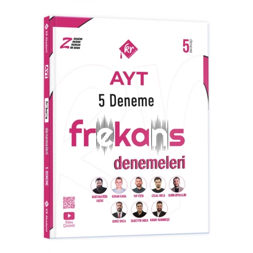 AYT 5 Frekans Denemeleri KR Akademi Yayınları AYT 5 Frekans Denemeleri KR Akademi Yayınları