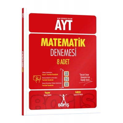 Barış Yayınları AYT Matematik Denemesi 8 Adet