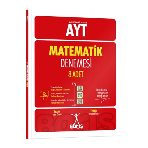 Barış Yayınları AYT Matematik Denemesi 8 Adet
