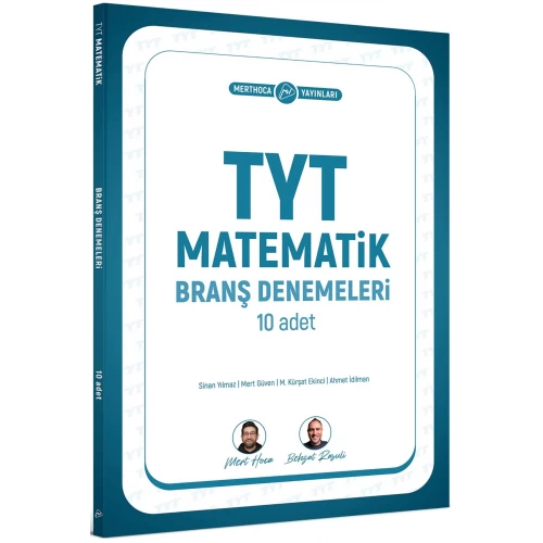 Mert Hoca Yayınları TYT Matematik Branş Denemeleri 10 Adet Mert Hoca Yayınları TYT Matematik Branş Denemeleri 10 Adet