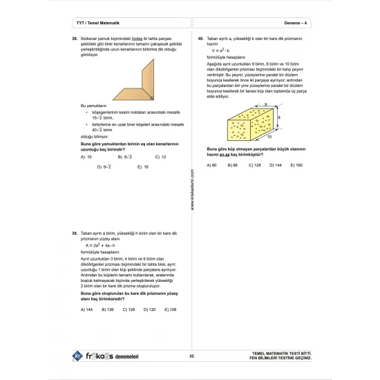 TYT 5 Frekans Denemeleri KR Akademi Yayınları