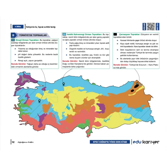 Edu Kariyer Coğrafyanın Kodları 2026 KPSS-AGS 35 Günde Haritalarla Kodlamalarla Coğrafya Video Ders Kitabı
