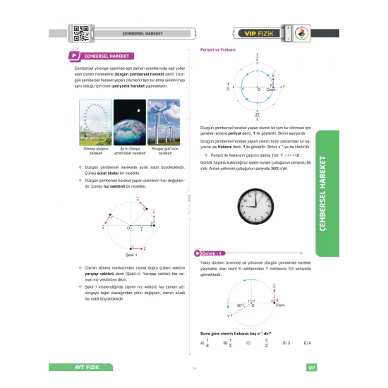 VİP Fizik 90 Günde AYT Video Ders Kitabı VİP Fizik Yayınları