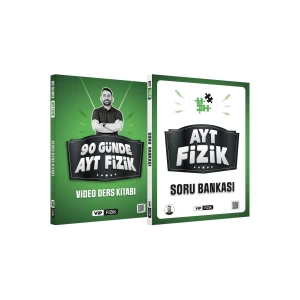 VİP Fizik 90 Günde AYT Video Ders Kitabı ve AYT Fizik Soru Bankası Seti